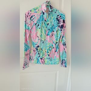 Lilly Pulitzer Luxletic Zip up Jacket